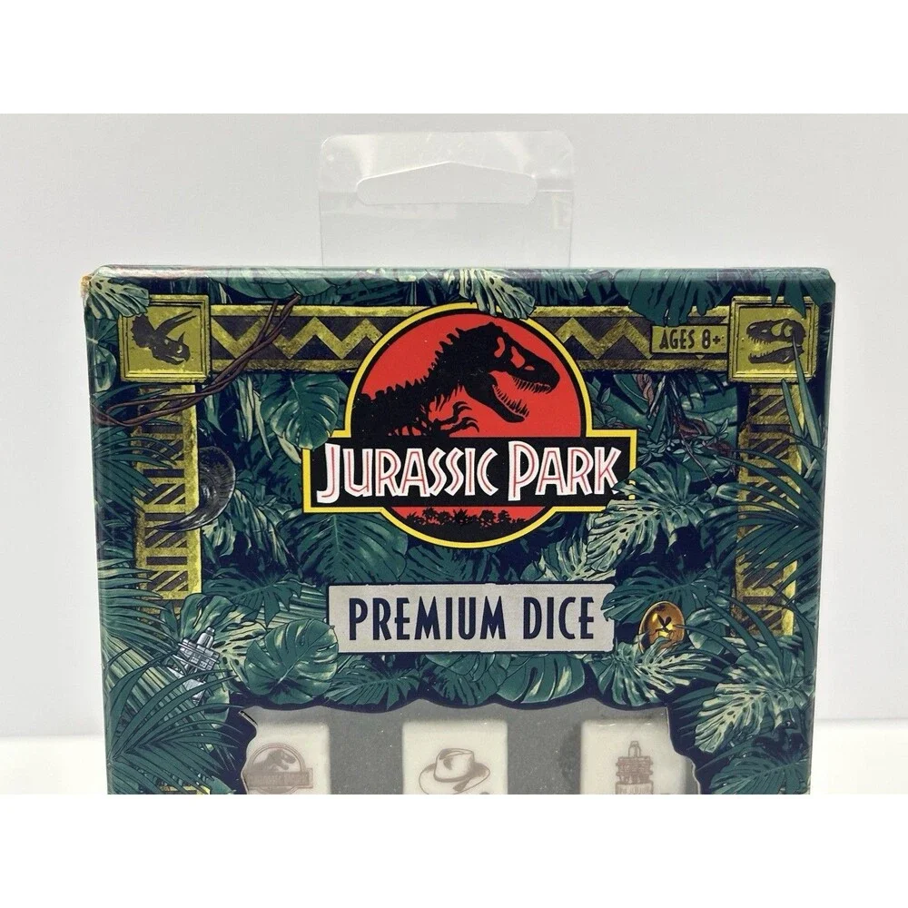 Jurassic Park Premium Dice Set NIB Factory Sealed Playable Collectible